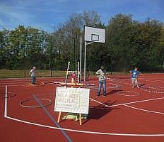 Hula-Hoop-Spielplatz Integratives Sportfest in Evershagen